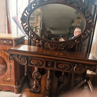 Барокова конзола с огледало