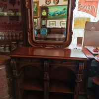 Класически шкаф конзола с огледало