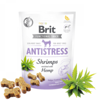 Brit Care Dog Functional Snack Antistress Shrimps - антистрес лакомство със скариди и коноп 150гр.