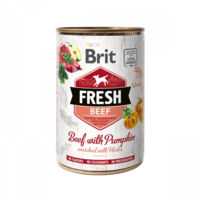 Brit Fresh Beef & Pumpkin - консервирана храна с говеждо и тиква  400г