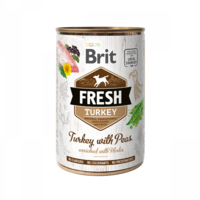 Brit Fresh Turkey & Peas - консервирана храна с пуйка и грах 400г