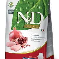 N&D Prime Chicken & Pomegranate Maxi Puppy – храна за подрастващи кучета, с пилешко и нар, за едри породи, 2.5 kg / 12 kg