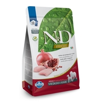 N&D Prime Chicken & Pomegranate Adult Medium & Maxi – храна за кучета, с пилешко и нар, за средни и големи породи, 2.5 kg / 12 kg