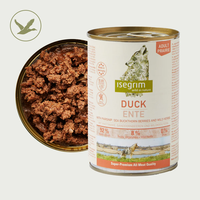 Isegrim Adult Duck & Parsnip - консерва за израснало куче с патица, пащърнак и морски зърнастец 400г