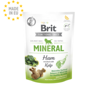 Brit Care Dog Functional Snack Mineral Ham for Puppies - лакомство за кученца с шунка и водорасли 150гр.