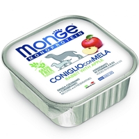 Monge Dog Monoprotein Adult Pate Rabbit & Apple – пастет за кучета в зряла възраст със заешко и ябълка, 150 g