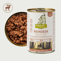 Isegrim Adult Reindeer, Blackberries & Mushrooms - консева за израснали кучета, с месо от северен елен, боровинки и гъби 400г