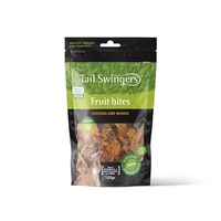 Tail Swingers Fruit Bites Пиле и Манго 100 g – Натурално лакомство,плодови хапки за кучета