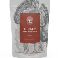 ESSENTIAL TURKEY MINI DELIGHTS - деликатесни малки лакомства за кучета с пуешко месо, 100г
