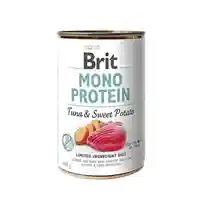 Brit Mono Protein Tuna and Sweet Potato - монопротеинова консерва за кучета с риба тон и сладки картофи 400 гр