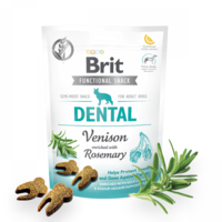 Brit Care Dog Functional Snack Dental Venison - дентално лакомство с еленско и розмарин 150гр.