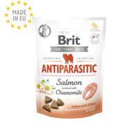 Brit Care Dog Functional Snack Antiparasitic Salmon - антипаразитно лакомство със сьомга и лайка 150гр.