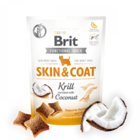 Brit Care Dog Functional Snack Skin&Coat Krill - лакомство за кожа и козина с ракообразни и кокос 150гр.