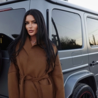 КАШМИРЕНО ПАЛТО КАМЕЛ С КОЛАН