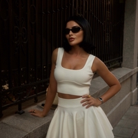 Sculpted Knit Set White