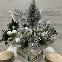 Сребърна КОЛЕДНА декорация