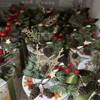 Ароматна КОЛЕДНА свещ - бисквитка