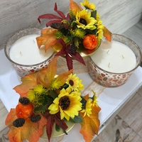 ДЕКОРИРАНИ ароматни свещи