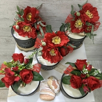 Черна с МАК/ РОЗА