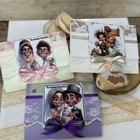 ЗАБАВНИ СВАТБЕНИ картички /плик