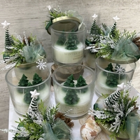 Ароматна КОЛЕДНА свещ - елхичка
