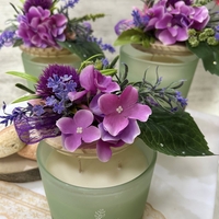 Зелена с ЛИЛАВА хортензия