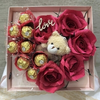 Бонбонено сърце в кутия