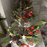 Ароматна КОЛЕДНА свещ - бисквитка