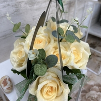 Рози шампанско в черно сърце