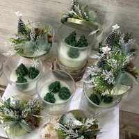 Ароматна КОЛЕДНА свещ - елхичка