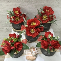 Черна с МАК/ РОЗА