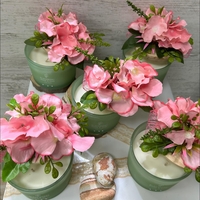 Зелена с ХОРТЕНЗИЯ