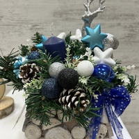 Стилен КОЛЕДЕН свещник