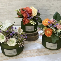 ДЕКОРИРАНИ ароматни свещи /зелени