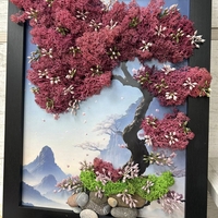 Голямо, розово дърво на живота