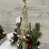 Елха с канап на пънче