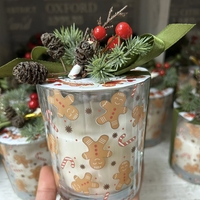 Ароматна КОЛЕДНА свещ - бисквитка