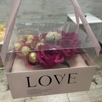 Бонбонено сърце в кутия