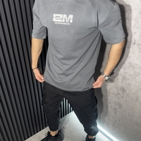 Тениска Сива с Надписи