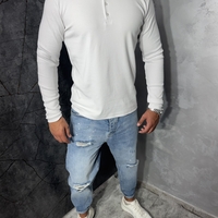 Мъжка Slim-Fit Блуза с Копчета 1261