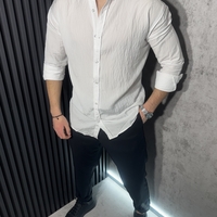 Мъжка Елегантна Риза в Бял Цвят