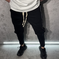Спортно-Елегантен Панталон Slim Fit с Декоративни Ципове