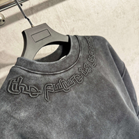 Ватирана Oversize Блуза Черна