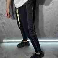 Спортно-Елегантен Панталон Slim Fit с Декоративни Ципове