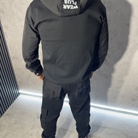 Мъжки Streetwear Екип в Черен цвят