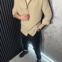 Ленена Риза в Карамелен Цвят