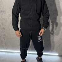 Мъжки Streetwear Екип в Черен цвят