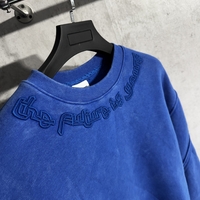 Ватирана Oversize Блуза Синьа