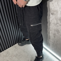 Мъжки Дънков Карго Панталон с Ципове