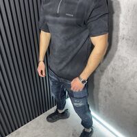 Тениска Черна с 